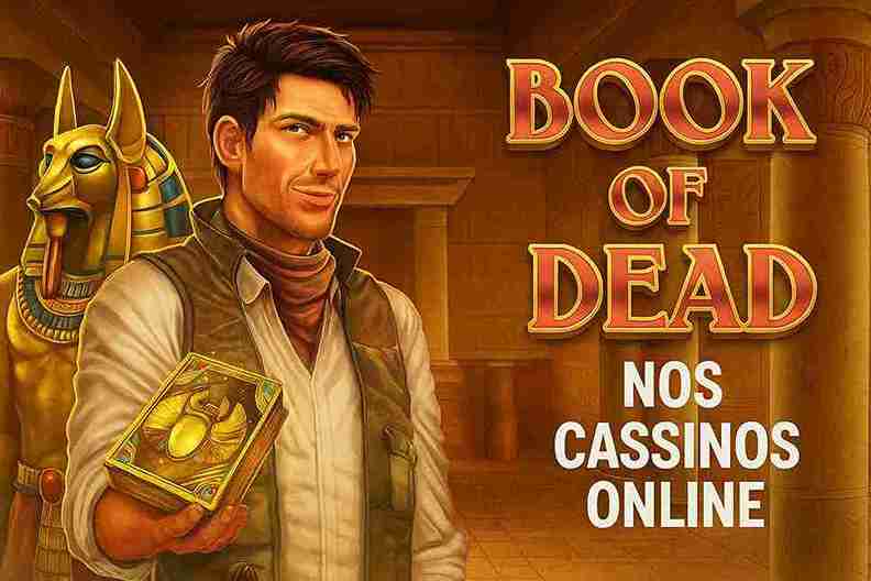 Tela do jogo Book of Dead no 0e0e cassino